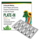 Tablets, Ayurvedic Medicine with Carica Papaya Leaf Extract, Tinospora Cordifolia Extract, Goat Milk Powder I Improve Blood Platelets Count (10 Tablets)