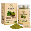 Organic Moringa (Drumstick) Leaves Powder – Natural Superfood Rich in Vitamins & Minerals, Supports Energy, Stamina & Daily Nutrition, Made from Pure Moringa Leaves , Ayurvedic Superfood for Energy & Immunity,100% Natural Ayurvedic Superfood