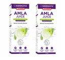 Baidyanath Asli Ayurved Amla Juice - Natural Immunity Booster Enriched With Vitamin C | No Added Sugar-1L (Pack Of 2)