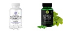 Magnesium-glycinate-forte-tablets, Ginkgo-biloba-vegetarian-capsules Combo | Convenient Nutrition & Wellness Routine | Multi-Product Pack