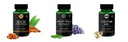 Haldi-oil-vegetarian-capsules, Grape-seed-extract-60-vegetarian-capsules, Castor-oil-vegetarian-capsules Combo | Convenient Nutrition & Wellness Routine | Multi-Product Pack