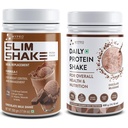 Mypro Sport Nutrition Slim Shake Protein Powder(Chocolate, 500 g (Pack of 1)) & Mypro Sport Nutrition Daily Protein Shake 118 kcal Calories, 25 Vitamin -Serving -40 400Gm COMBO