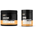 MyFitFuel Creatine Monohydrate 200 mesh (.22 lbs) 100 gm Unflavored | MyFitFuel HMB (1500mg), Pure HMB for Muscle Strength (90 Capsules)