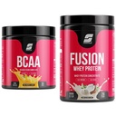Sparkfusion BCAA Pure-Amino -250 gm (30 Servings) With Complete Ratio of 2:1:1 for Recovery & Perf | Sparkfusion Fusion Whey Protein Concentrate Powder | 24g Protein,5.5g BCAA per Serving | For Muscl