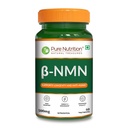 Pure Nutrition NMN Supplement 500 mg | 99% Pure NMN for Anti-Aging, NAD+ Boost & Cellular Energy | High Absorption Nicotinamide Mononucleotide | Longevity & DNA Repair Support | 60 Capsules
