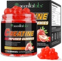 Creatine Monahydrate Gummies for Men Women Muscle Growth, Sugar Free - Improve Strength & Performance, Bulk Supplements Creatine - Pre Workout Gummies- 120pcs