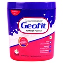 Geofit Vanilla Nutrition Powder - 250g | Power-Packed with Organic Ingredients | Builds Muscle, Boosts Energy | Helps in Weight Management | Made with Milk Powder, Sucrose & Maltodextrin
