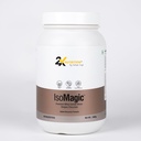 2X Nutrition Premium Whey Isolate Blend Protein Powder ISOMAGIC with Ashwagandha, 27g Protein, Low Fat & Carbs, for Faster Muscle Growth, Added Free-Form BCAA & L-Glutamine, Belgian Chocolate, 1Kg