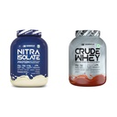 Bigmuscles Nutrition Nitra Isolate [2kg, Malai Kulfi] | 32g Protein | 10g EAA | Whey Protein with | Bigmuscles Nutrition Crude Whey - 2 kg (Rich Chocolate) | US FDA REGD. BRAND | Whey Protein Concen