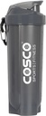 Cosco Plastic Energy Shaker Bottle BPA Free, Food Grade, Leak Proof., 1.5 L, Black