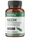 Neem Extract Capsules – Standardized to 10% Azadirachtin | Supports Skin Health, Immunity & Detox | Ayurvedic Bitter Herb – 60 Veg Capsules