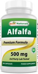 ベストナチュラルアルファグリーンスーパーフード500mg 180カプセル(180カウント)