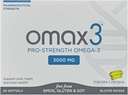 Omax3の専門の強さの超純粋なオメガ3の魚油- 1000のmg -最高の接合箇所及び筋肉サポート- EPA DHA - NSFは証明しました- 60のSoftgelのまめのパック