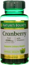 Nature's Bounty Cranberry Fruit 4200 mg, Plus Vitamin C Softgels, 120 ea (Pack of 4)