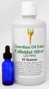 Lab Tested Certified 120ppm Concentrated Pure Colloidal Silver by GOE (1 Quart) with Free Dropper Bottle. Lab Report documented.