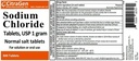 Sodium Chloride Tablets 1 gm, USP Normal Salt Tablets - 300 Tablets (1 Pack of 300 Tablets) by CitraGen Pharmaceuticals, Inc.