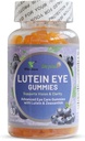 Lutein Eye Gummies, Blueberry Flavor Eye Care Gummies with Lutein & Zeaxanthin for Adults, 60 Count