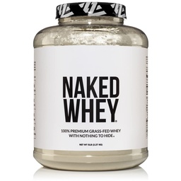 NAKED WHEY 5LB 100%の草は非風味の乳蛋白質の粉-唯一の1の原料、Undenatured - GMO無し、大豆またはグルテンフリー-防腐剤無し-筋肉成長および回復を促進して下さい- 76のサービング