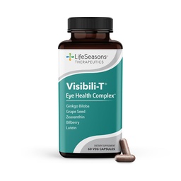 Visibili-T - 眼の健康&ビジョンサポートのためのビタミンサプリメント - ニンジンルート、クロマウム、ビルベリー、イチョウ葉、ブドウ種子エキス、リコピン、ビタミンA、ルテイン&ゼアキサンチン - 60カプセル