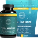 Hydration Powder & Magnesium Complex Supplements for Men by Primal Harvest, Bundle