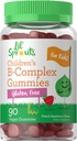 Carlyle Kids B Complex Gummies | 90 カウント | ピーチ ラズベリー風味 | ノンGMO, グルテンフリー & ビーガンサプリメント | ライルズ・シュート