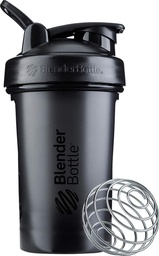 BlenderBottle クラシック V2 シェーカー ボトル パーフェクト のために プロテイン シェイクスアンドプレワークアウト, 20-オンス, ブラック