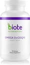 Biote Nutraceuticals - オメガ3 + CoQ10 - ハート+ブレイン(90ゲルキャップ)