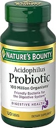 Nb の Acidophilus のサイズ 100s の性質の Bounty の Acidophilus の Probiotic のタブレット 100 の計算