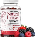 ブラースト強化グミー - バストフィリング&リフティングサポート - フルアーのための植物ベースのハーブフォーミュラ、ペラーブラースト - フェミニン健康サプリメント - アメリカ製 - 60グミー