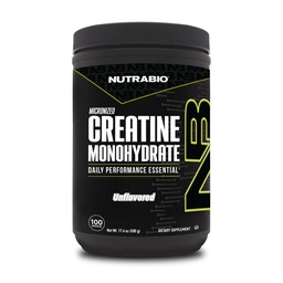 NutraBio の純粋な Micronized のクレアチンの Monohydrate の粉の補足、Unflavored、(500 g) -サポートバルク筋肉エネルギー、回復および強さ-男性および女性のための高性能液体クロマトグラフィーによってテストされるクレアチンの粉の補足