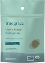 True Grace Mushroom Lion's Mane Brain, Nerve & Cognitive Support - 120 Count Capsules - Organic
