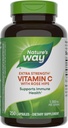 Nature's Way Extra Strength(1) Vitamin C with Rose HIPS, Supports Immune Health*, Collagen Production*, High Potency Vitamin C, 250 Capsules (Packaging May Vary)