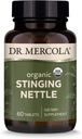 Mercola Organic Stinging Nettle Dietary Supplement、60サービング(60錠)、非GMO、グルテンフリー、大豆フリー、USDA Organic