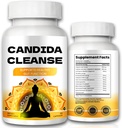 Candida Cleanse - Gut&コロンサポート、高度な式 - オレガノリーフ、ワームウッド、ブラックウォールナット、カプリル酸