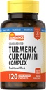 Sundance Turmeric Curcumin Complex | 120 Capsules | with Black Pepper Extract | Traditional Herb | Non-GMO and Gluten Free Supplement