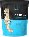 LEGION Casein Protein Powder (French Vanilla) - Slow-Release Micellar Casein Protein Powder - Non-GMO, Gluten-Free & Naturally Sweetened Powder from Grass-Fed Cows (25 Servings)