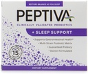Peptiva 26 Billion CFU Probiotic and Sleep Support - 臨床的に検証されたマルチストレインプロバイオティクス - LactobacillusとBifidobacterium、Melatonin - 15カウント