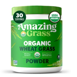 驚くべき草の小麦の草の粉:エネルギーのための100%の全葉の小麦の草の粉、Detox及び免除サポート、Chlorophyllの提供の緑、30のサービング