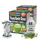 Yamamoto Kanpoh YAMAKAN Young Barley Grass Powder, Grass Juice Rich in Minerals, Vitamins & Plant-Based Protein for Women & Men, Barley Grass Juice Powder from Japan, Non GMO 88 Portable Sachets