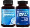 BioEmblem Triple Magnesium Complex and BioEmblem Omega-3 Fish Oil 2000mg