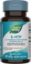 Nature's Way 5-HTP, L-5-Hydroxytryptophan, Helps Make Serotonin to Promote a Positive Outlook*, Vitamin B6, Vitamin C, Griffonia Bean Extract, 30 Tablets (Packaging May Vary)