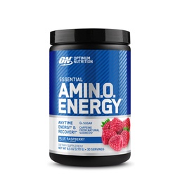 最適栄養アミノエネルギー - 緑茶、BCAA、アミノ酸、ケトフレンドリー、グリーンコーヒーエキス、エネルギーパウダー - ブルーラズベリー、30サービング(パッケージ5月Vary)