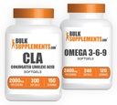 CLA 2000mgのSoftgels +オメガ3-6-9のSoftgels