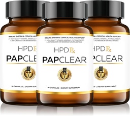 PAPCLEAR フィジシャン配合 | 全自然免疫サポートサプリメント | アドバンスト・パワフル・イニティ・ブースター | 21 ビタミン・栄養素 有機椎茸・リコペン | 90 カプセル | 3 パック