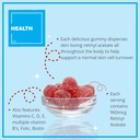 Consult Health Regenerol - Multivitamin Retinol Gummy - Anti-Aging Vitamin A Supplement - Glowing, Youthful & Clear Skin Strong Hair & Nails - Vitamin B6, B12, C,D3, Folic Acid, Zinc - 60 Gummies