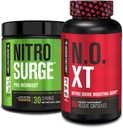Jacked Factory Nitrosurge Pre-Workout in Pineapple & N.O. XT Nitric Oxide Booster for Men & Women