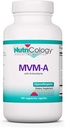 Nutricology MVM-A Supplement - Multivitamin for Men & Women, with Iron, Daily Vitamins, for Adults, High Potency, Bioavailable, Vegetarian Capsules - 180 Count