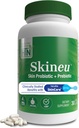 Health Thru Nutrition Skineu - Skin Probiotic + Prebiotic | Supports Skin Hydration & Elasticity | Clinically Studied Ingredients |3rd Party Tested, Non-GMO & Gluten-Free | 30 VegeCapsules