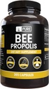 PURE ORIGINAL INGREDIENTS Bee Propolis (365 Capsules) No Magnesium or Rice Fillers, Always Pure, Lab Verified