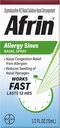 Afrin Allergy Sinus Nasal Spray - Fast and Powerful Nasal Decongestion From Allergies, For Adults and Children 6 Years and Older, 0.50 Fl Oz (Pack of 1)